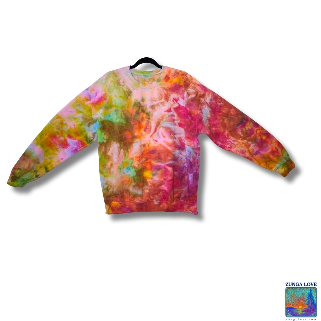Tie-Dye Large L Unisex Tiedye Sweatshirt