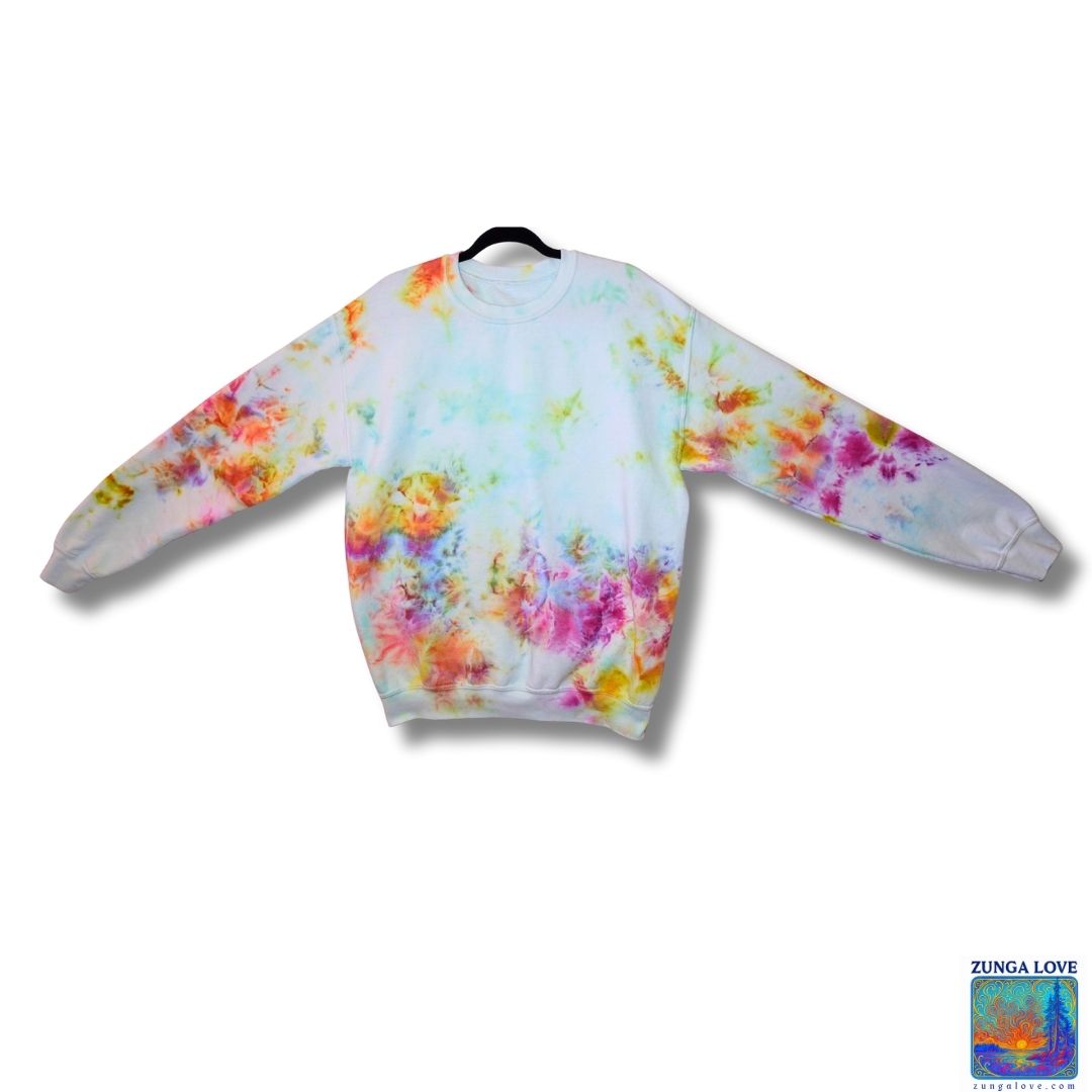 Tie-Dye Medium M Unisex Tiedye Sweatshirt