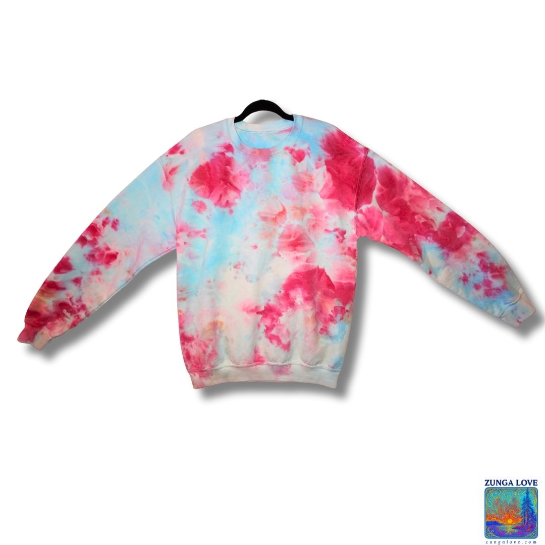 Tie-Dye Medium M Unisex Tiedye Sweatshirt