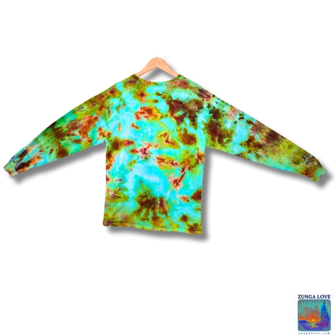 Tie-Dye Large L Unisex Long Sleeve Tiedye Tshirt