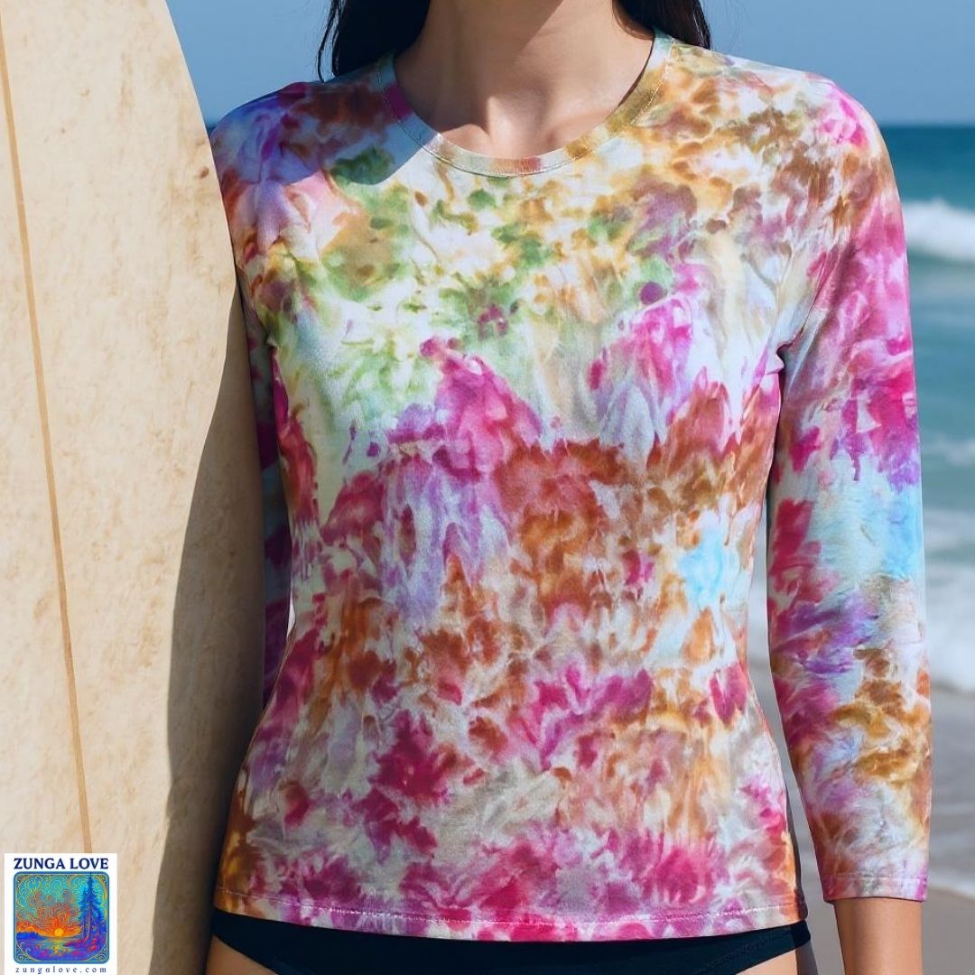 Tie-Dye Large L Unisex Tiedye Long Sleeve Tshirt