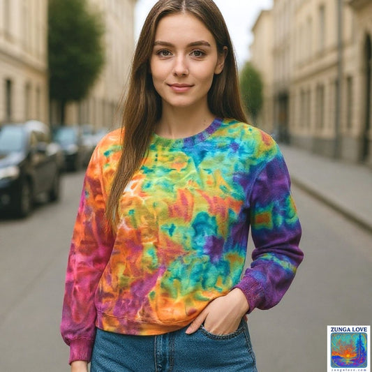 Tie-Dye Large L Unisex Tiedye Sweatshirt