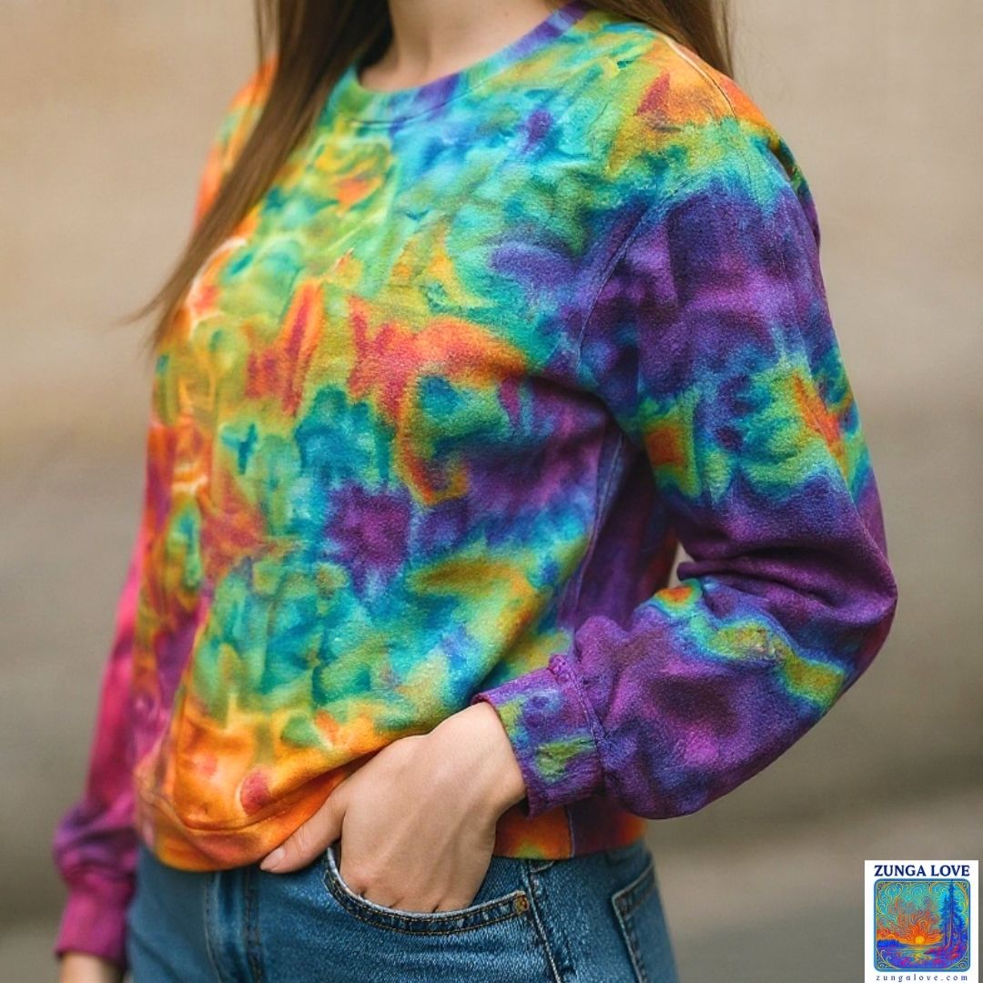 Tie-Dye Large L Unisex Tiedye Sweatshirt