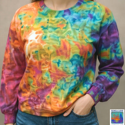 Tie-Dye Large L Unisex Tiedye Sweatshirt