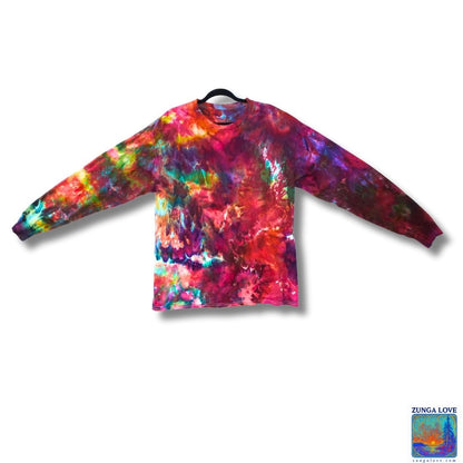Tie-Dye Large L Unisex Long Sleeve Tiedye Tshirt