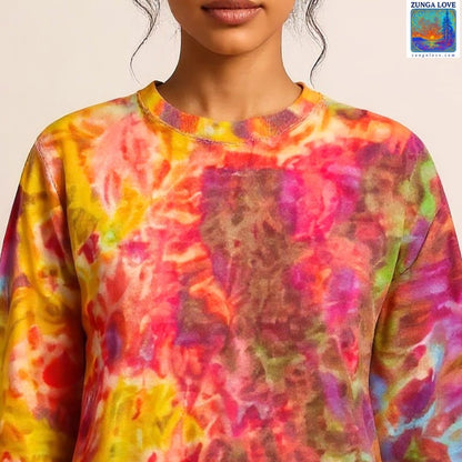 Tie-Dye Medium M Unisex Tiedye Sweatshirt