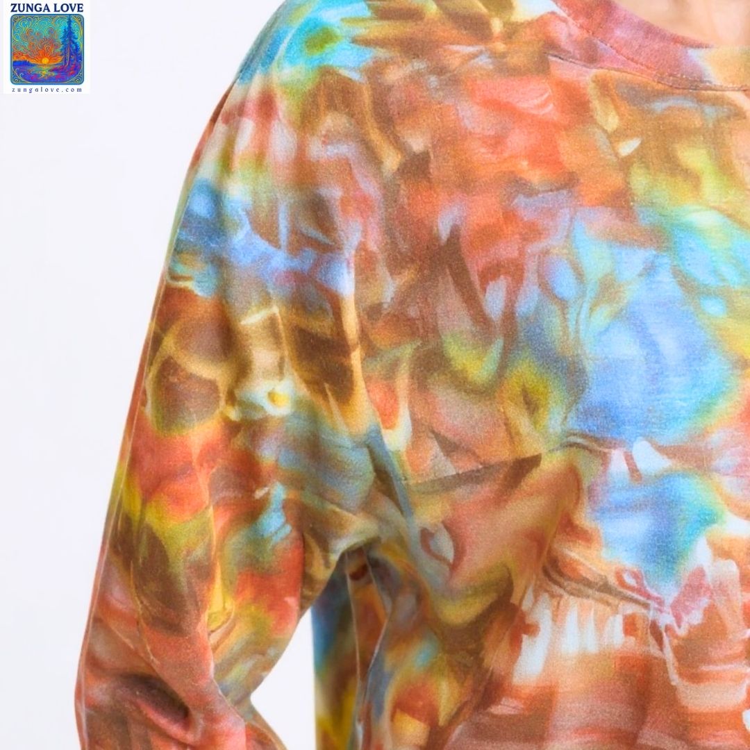 Tie-Dye Medium M Unisex Tiedye Sweatshirt