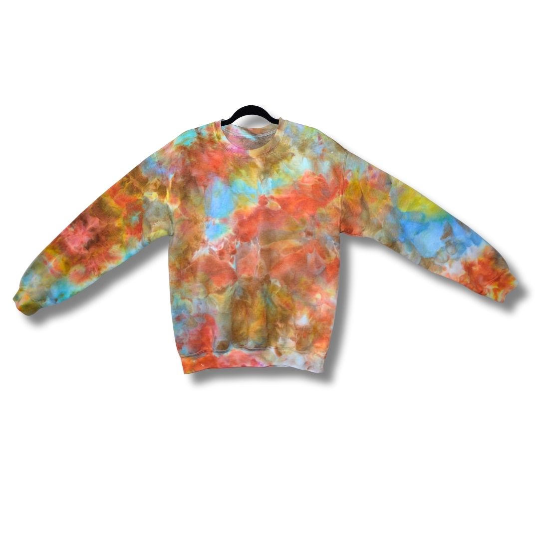 Tie-Dye Medium M Unisex Tiedye Sweatshirt