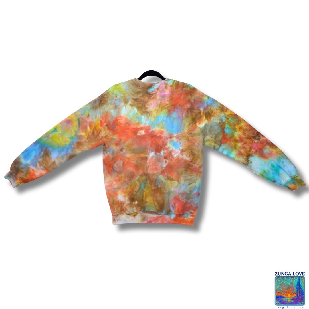 Tie-Dye Medium M Unisex Tiedye Sweatshirt