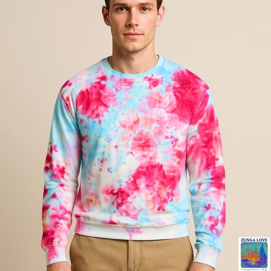 Tie-Dye Medium M Unisex Tiedye Sweatshirt