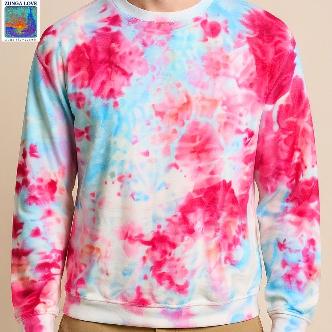 Tie-Dye Medium M Unisex Tiedye Sweatshirt