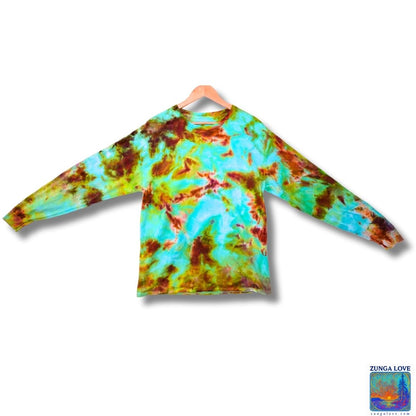 Tie-Dye Large L Unisex Long Sleeve Tiedye Tshirt