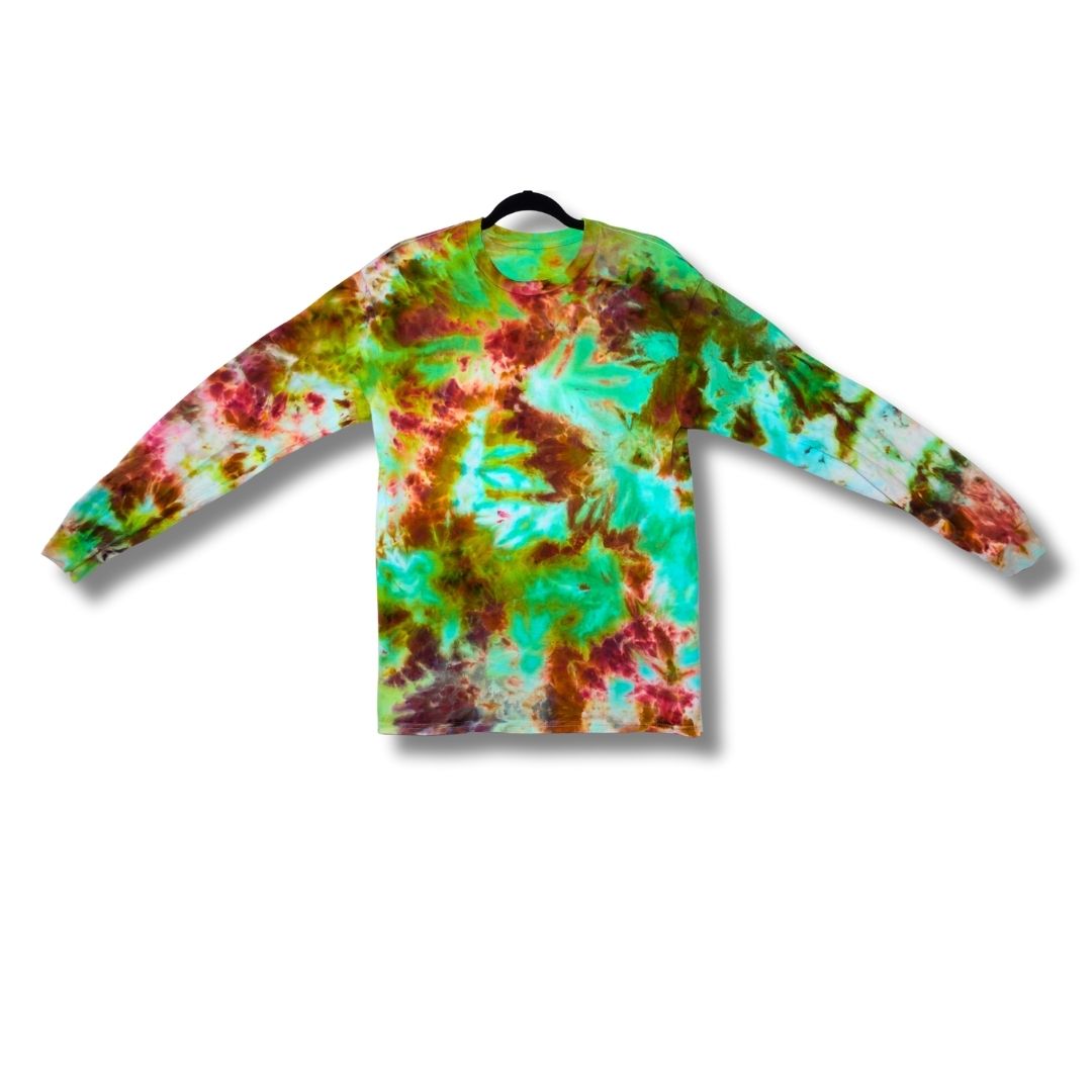 Tie-Dye Medium M Unisex Tiedye Long Sleeve Tshirt