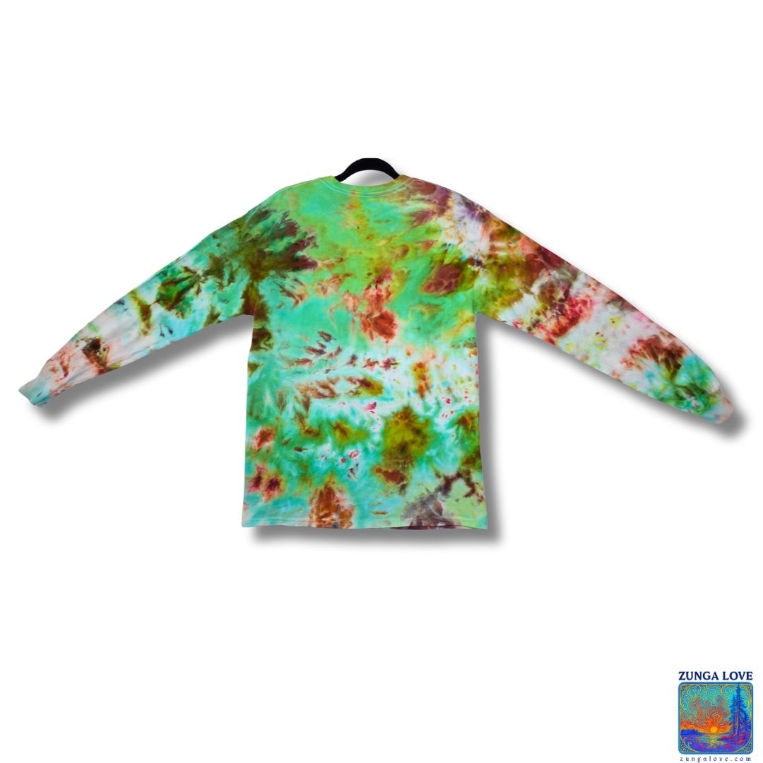Tie-Dye Medium M Unisex Tiedye Long Sleeve Tshirt
