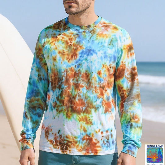Tie-Dye Medium M Unisex Long Sleeve Tiedye Tshirt