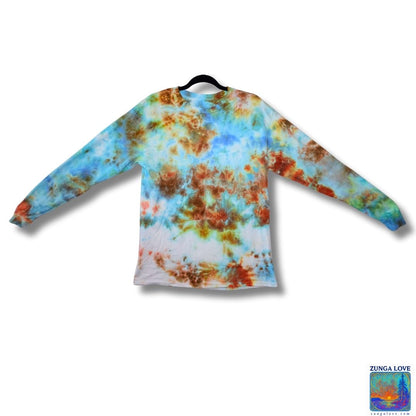 Tie-Dye Medium M Unisex Long Sleeve Tiedye Tshirt