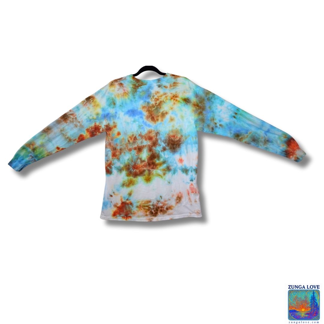 Tie-Dye Medium M Unisex Long Sleeve Tiedye Tshirt