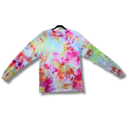 Tie-Dye Medium M Unisex Long Sleeve Tiedye Tshirt