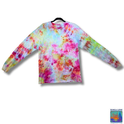 Tie-Dye Medium M Unisex Long Sleeve Tiedye Tshirt