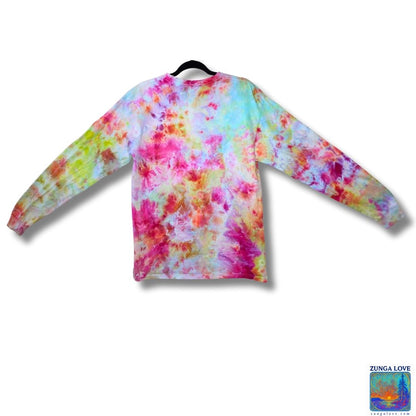 Tie-Dye Medium M Unisex Long Sleeve Tiedye Tshirt