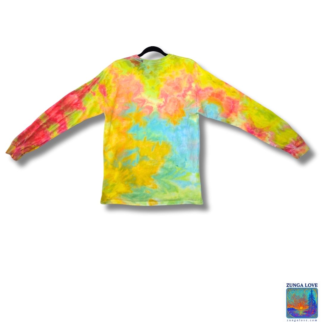 Tie-Dye Medium M Unisex Long Sleeve Tiedye Tshirt