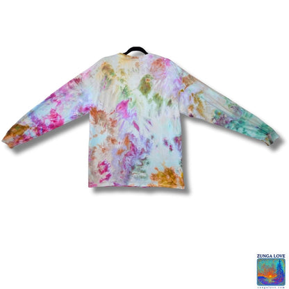Tie-Dye Large L Unisex Tiedye Long Sleeve Tshirt